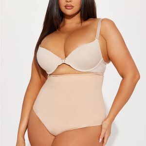 Sculpt High Waist  Shapewear Panty - thong Nude Seamless Bodysuit